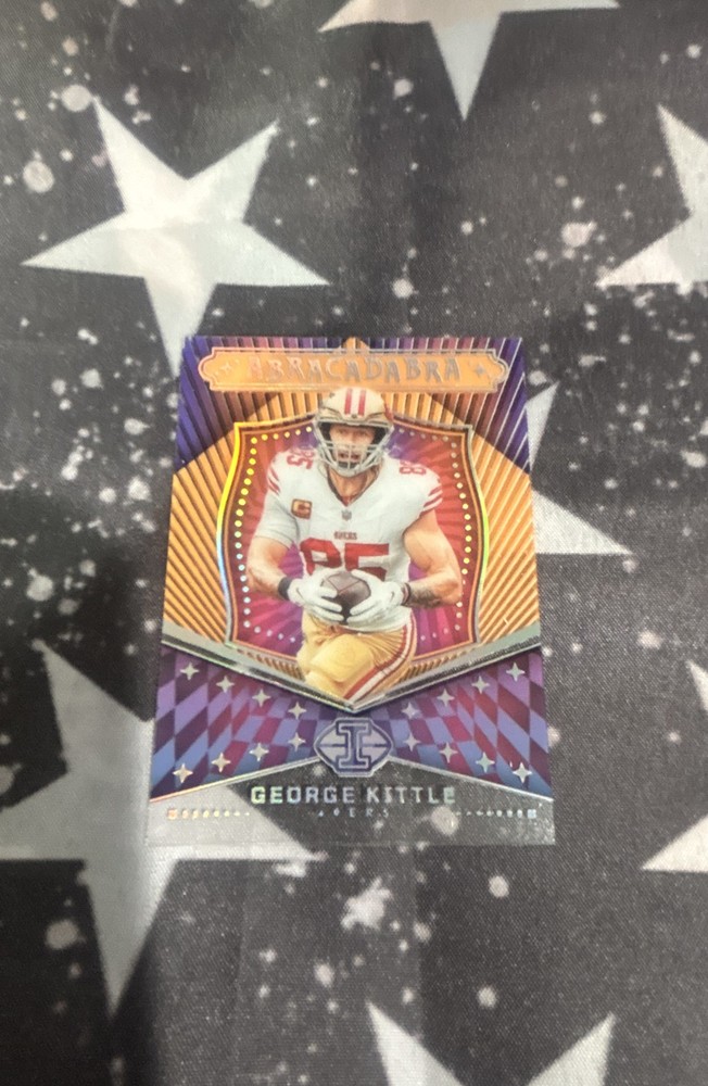 2024 Panini Illusions - Abracadabra George Kittle #18 Orange-image
