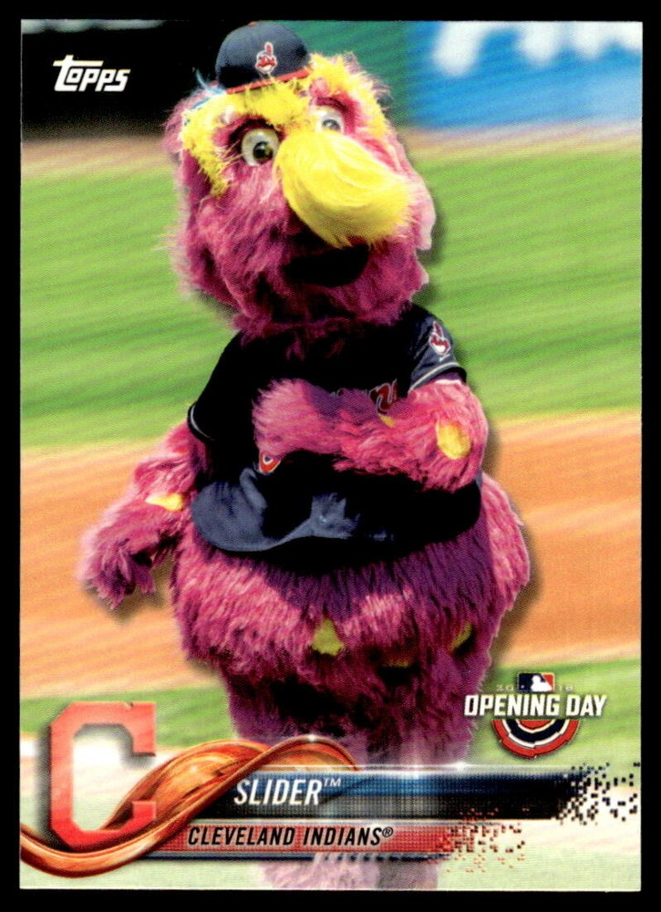 2018 Topps Opening Day Slider Mascots #M9 Cleveland Indians