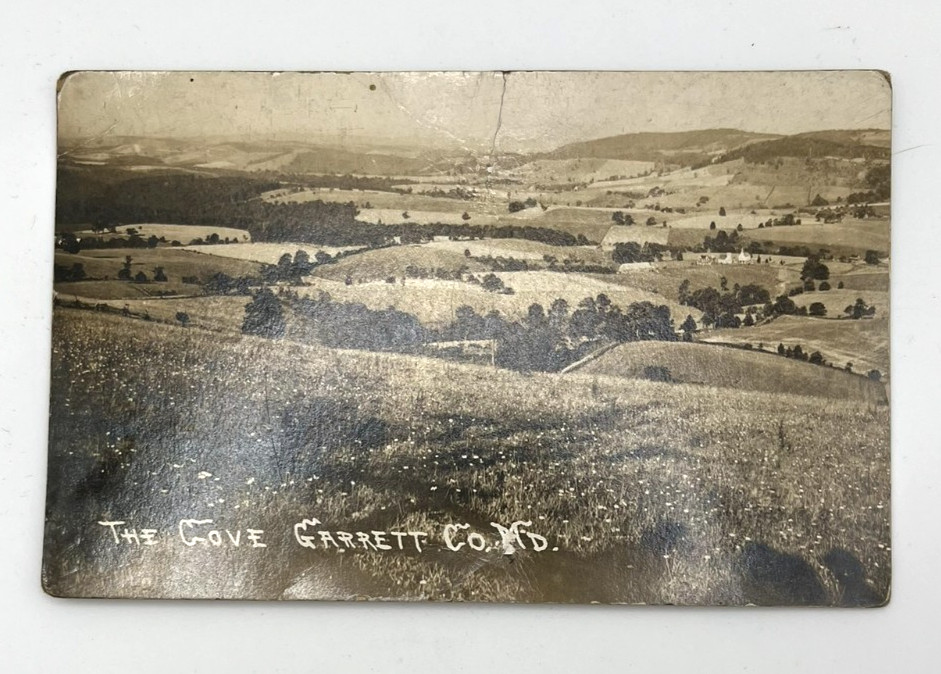 The Cove Garrett County Maryland MD c. 1910-20 unstamped Postcard RPPC