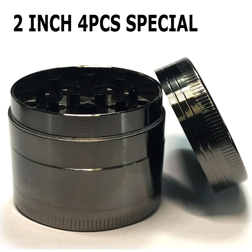 Tobacco Herb Grinder 2 inch 4 Layer Spice Herbal Metal Smoke Crusher Scrapers