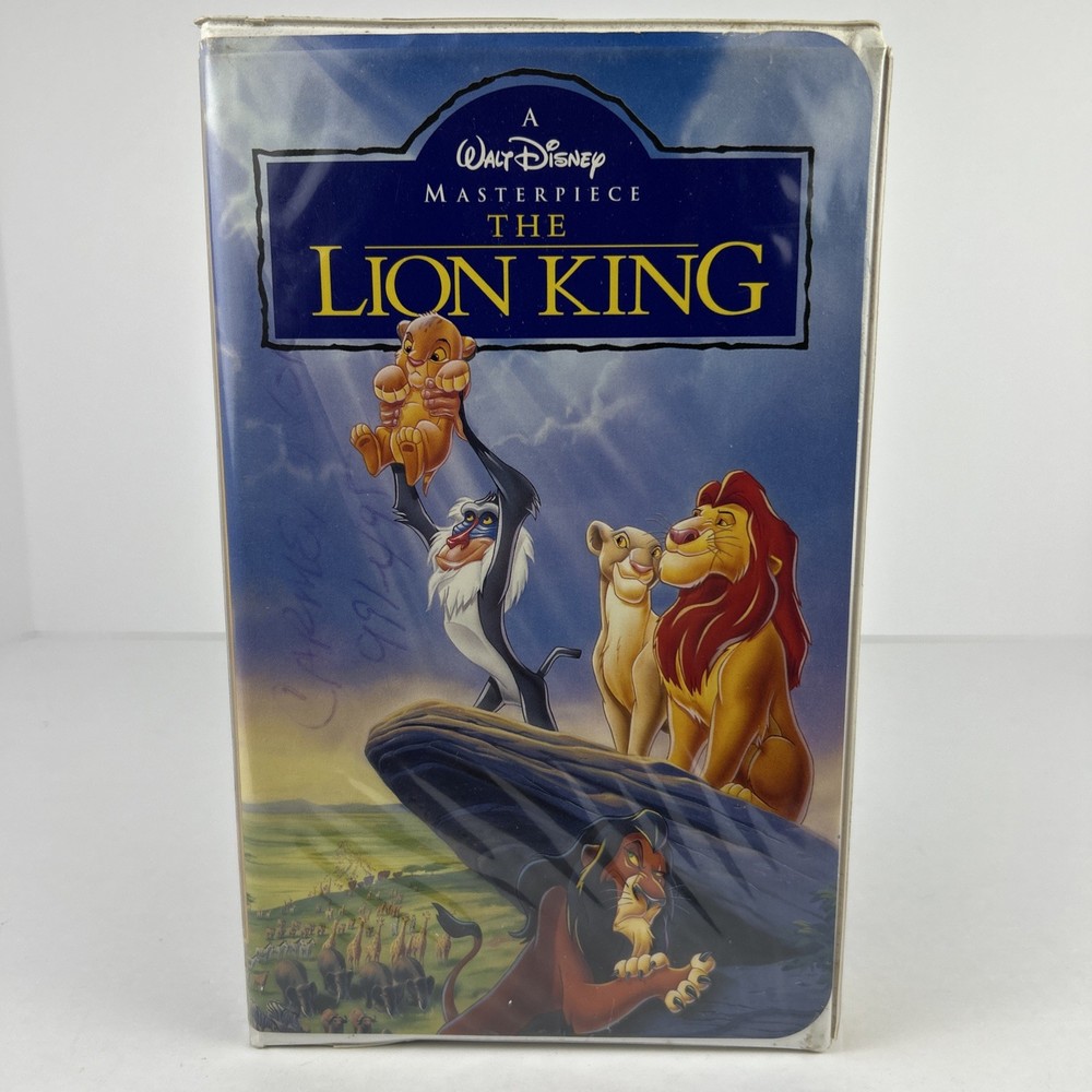The Lion King (VHS, 1995) Clamshell Walt Disney Classic Family Movie