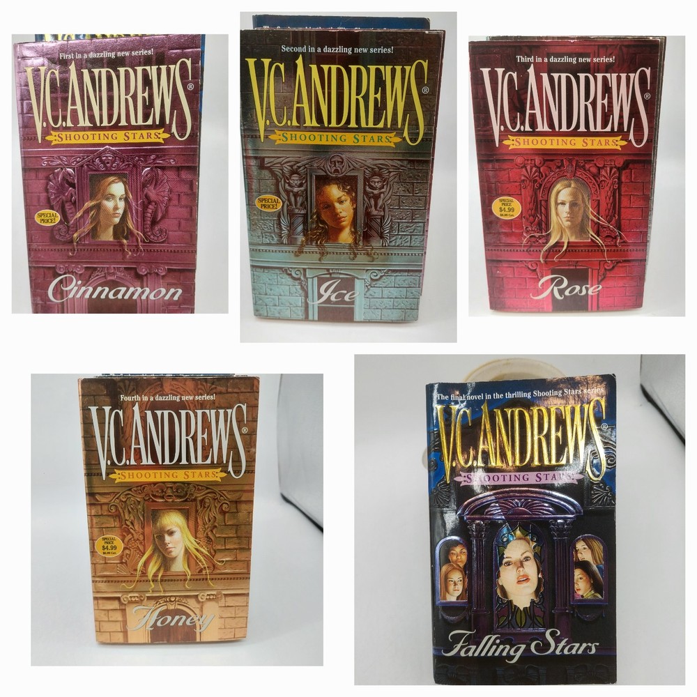VC Andrews Shooting Stars Series Complete 1-5 Paperback Lot Of 5 READ