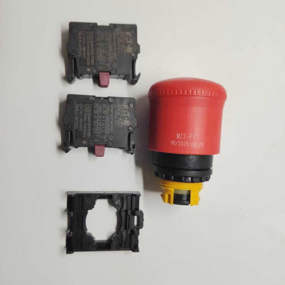 1PC Emergency stop button head     M22-PVT/K02