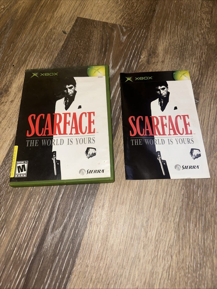 Scarface the World is Yours Xbox Manual / Case Bundle