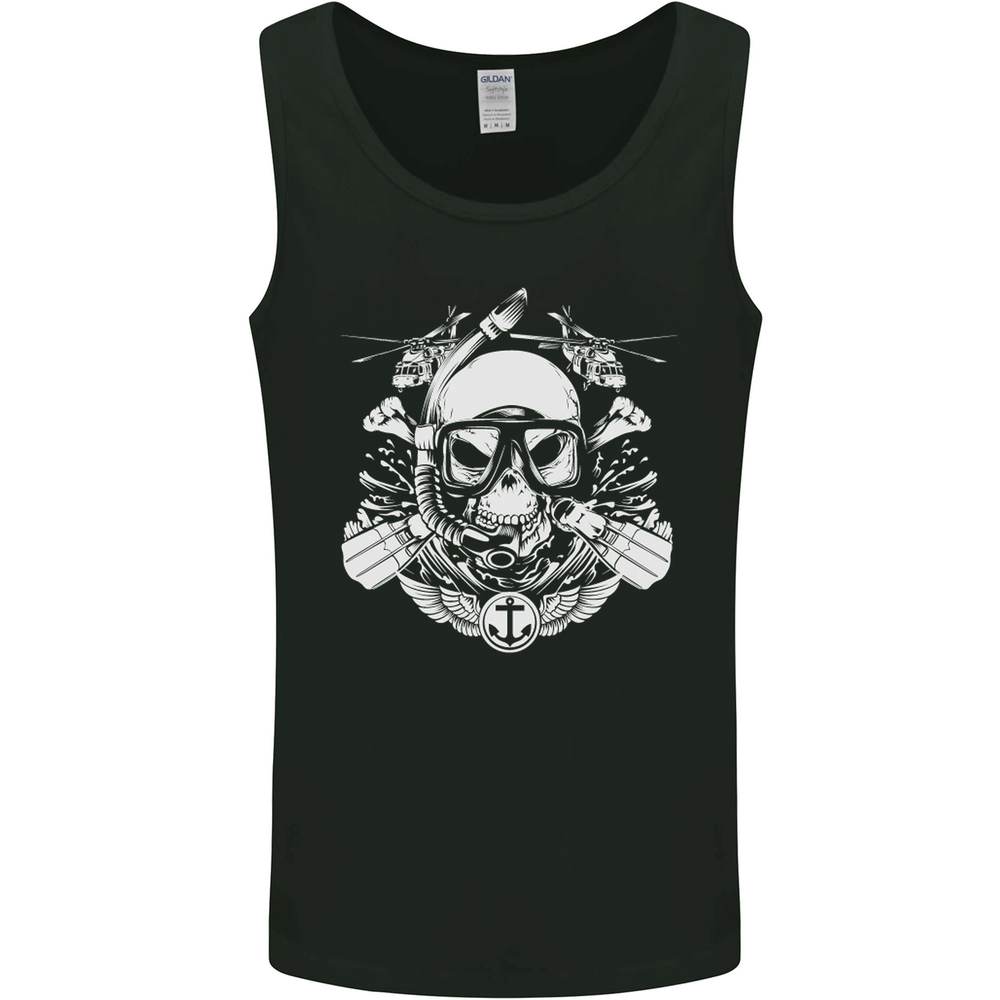 Marine Scuba Diver Navy Seals SBS Diving Mens Vest Tank Top