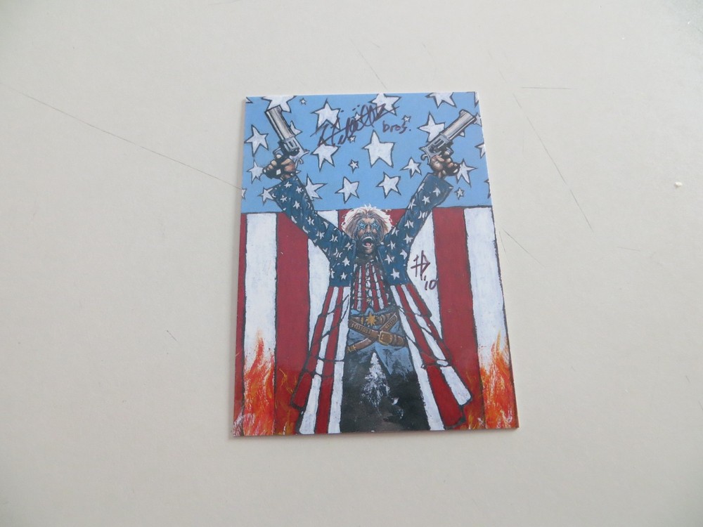 1998 Sirius Gallery Blaze Of Glory Card Signed The Fillbach Bros., Poa