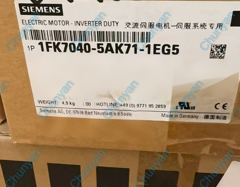 1PCS New Siemens 1FK7040-5AK71-1EG5 Servo Motor Fast Delivery US Stock