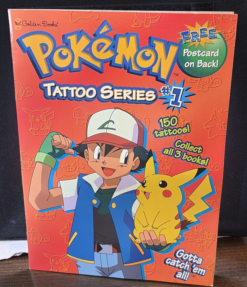 Pokemon Ser.: Pokemon Tattoos Series #1 by Golden Books Nintendo (1999)