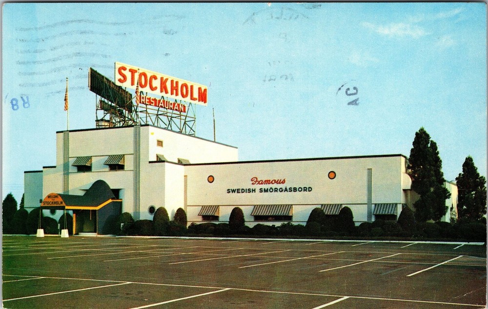 Somerville NJ-New Jersey, Stockholm, Outside, Vintage Postcard