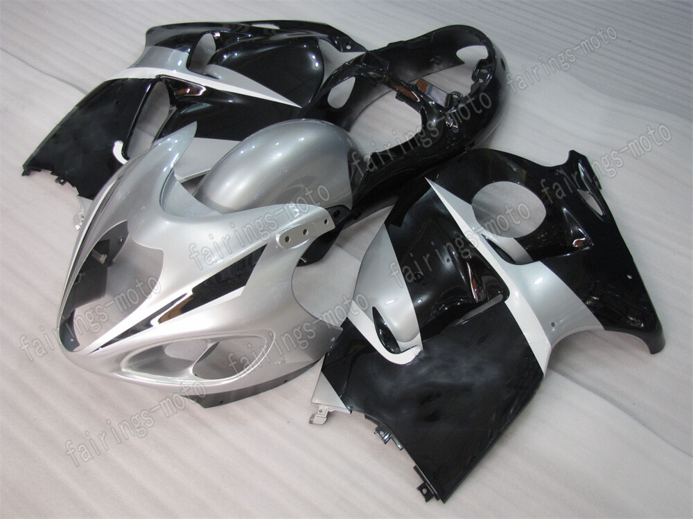 Fairing Fit for 1997 1998 99-07 GSX-R 1300 Silver black Injection Plastics set