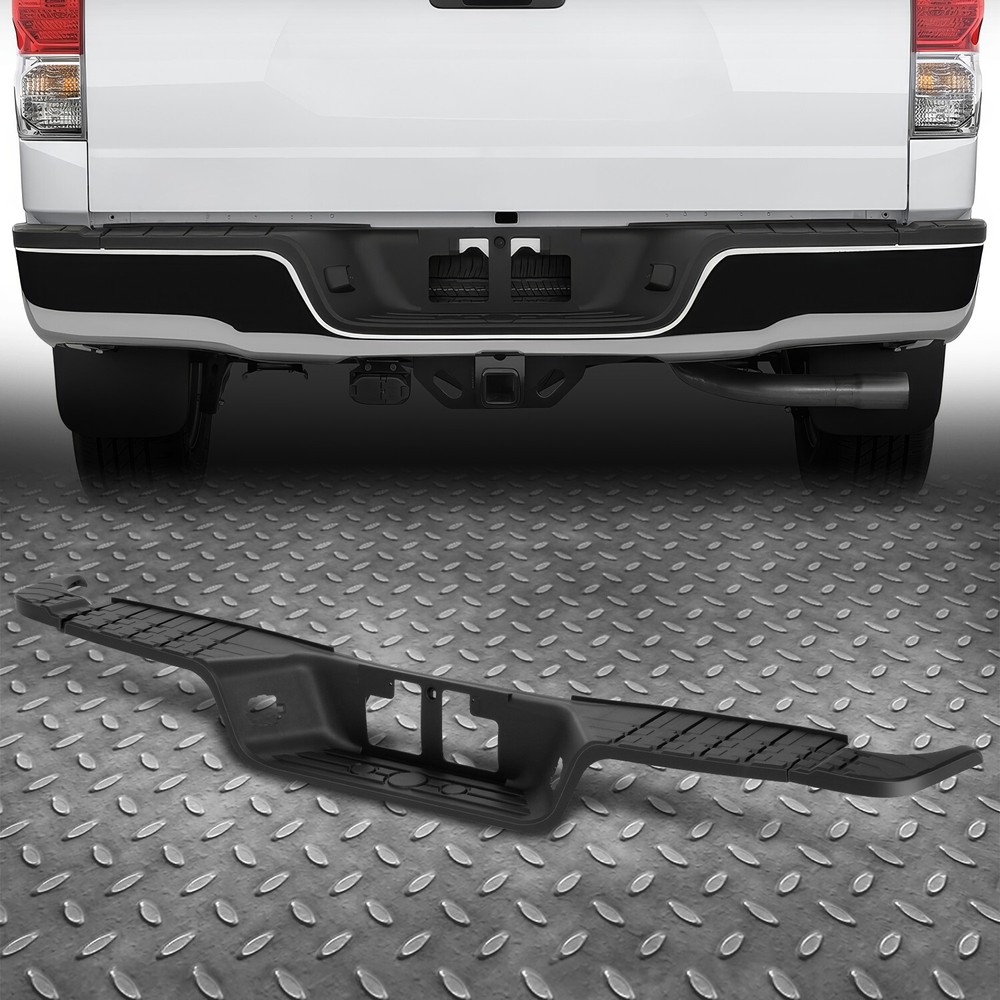 For 07-13 Toyota Tundra w/o Offroad Pkg Rear Bumper Side & Center Step Pads Set