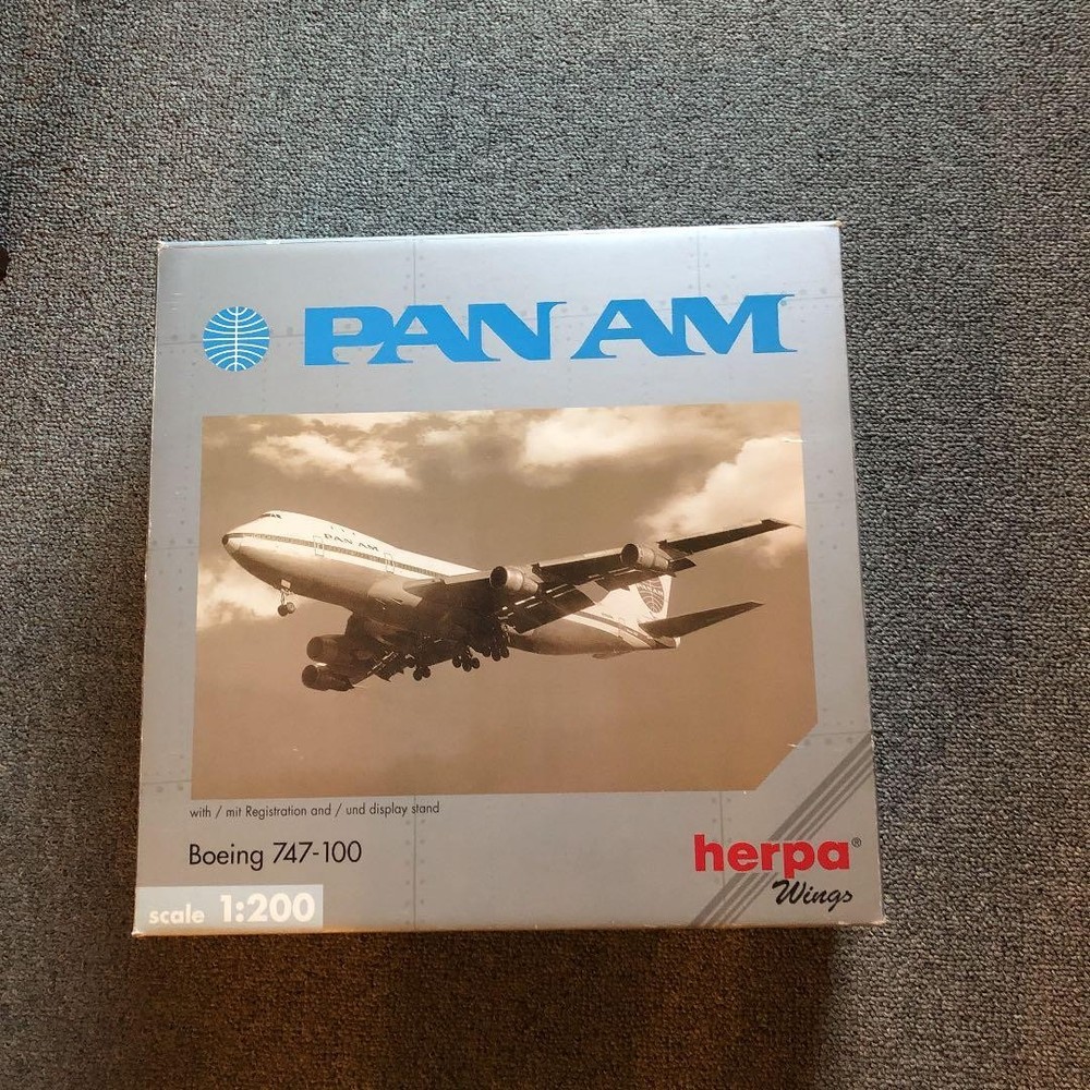 herpa1/200 Boeing 747-100 Pan-American/PAN AM #33c7ca