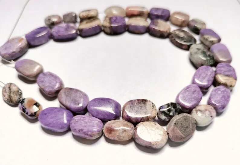 Natural Charoite Beads 9