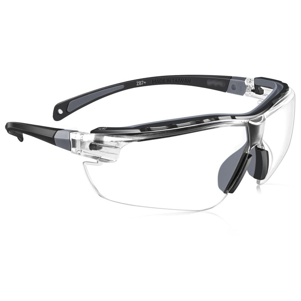 Safety Glasses for Men and Women with Adjustable Arms, ANSI Z87.1 Anti-Fog an...