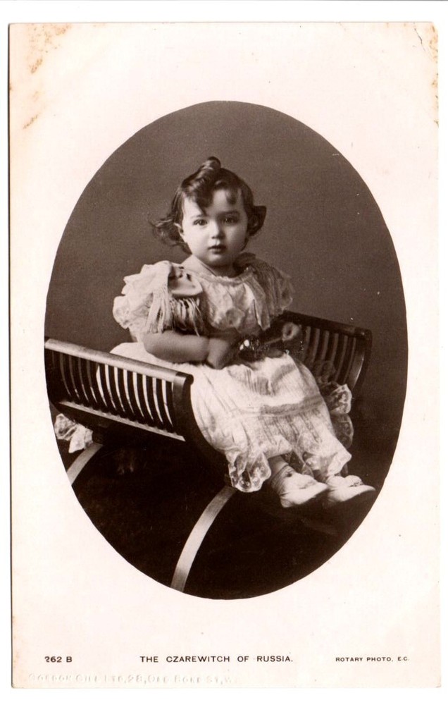 Antique Postcard Alexi Nikolaevich Tsarevich Royalty Russia