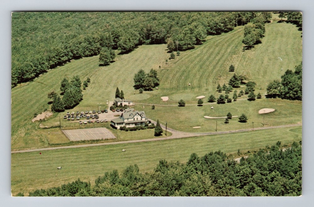 Endless Mountains PA-Pennsylvania Eagles Mere Country Club Vintage Postcard Old