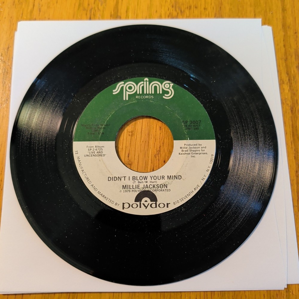 Millie Jackson, Didn't I Blow Your Mind/Be A Sweetheart 1979 (2)