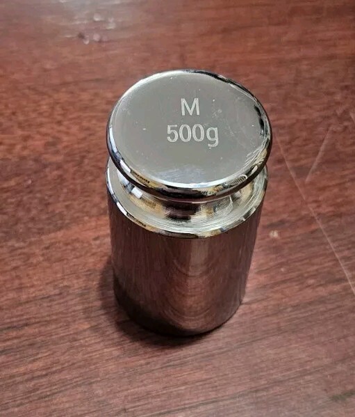 500g Calibration Weight Test Gram Digital Scales - Cal-500 - New