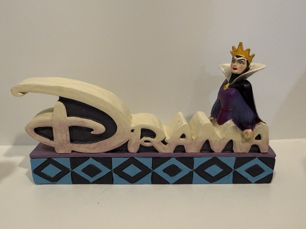Disney Traditions Snow White Jim Shore Enesco Drama Queen Maleficent Plaque