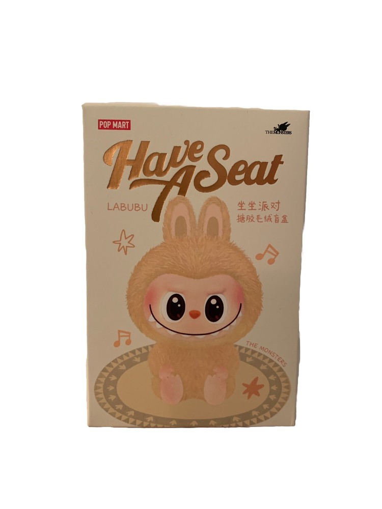 POP MART LABUBU Monsters Have A Seat Plush Doll Keychain Figure Toy