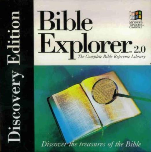 Bible Explorer 2.0 PC CD study scriptures maps chain references biblical topics