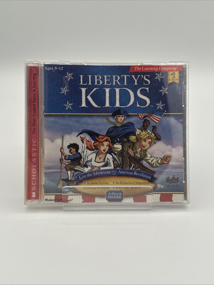 The Learning Company Liberty’s Kids PC CD ROM Video Game