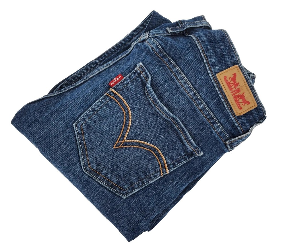 Levi’s Skinny Stretch Jeans Women's Size 28 Blue Denim Nice Condition