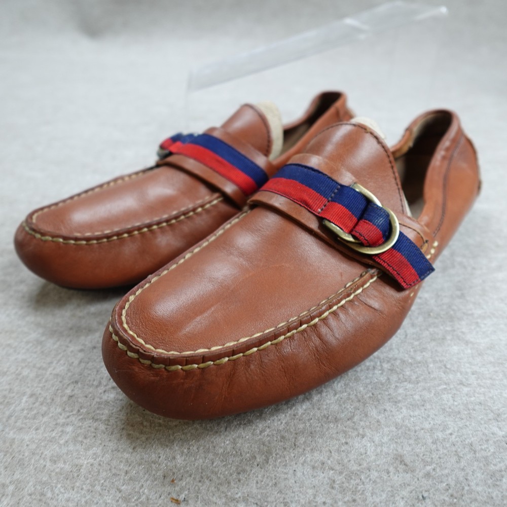 Polo Ralph Lauren Men's Loafers 9D Brown Terry Ribbon Driving