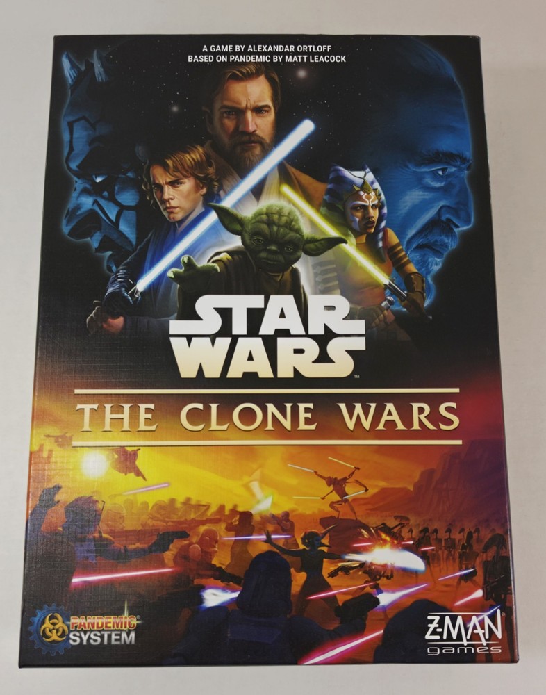 Z-Man Games Star Wars: The Clone Wars - A Pandemic Board Game, Complete