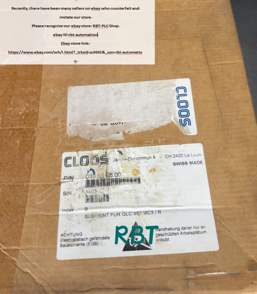 CLOOS 033.0558.00 Control motherboard brand new