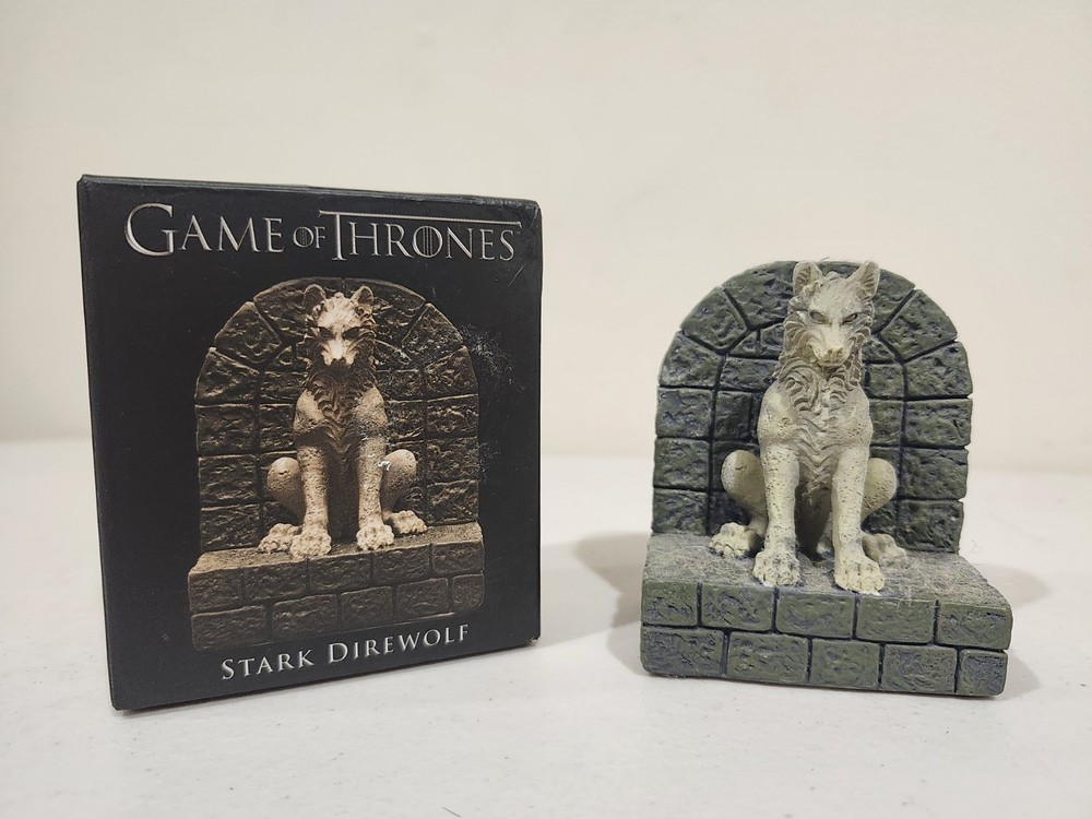 Game of Thrones Stark Direwolf 3 Inch Statue HBO RP Minis Open Box
