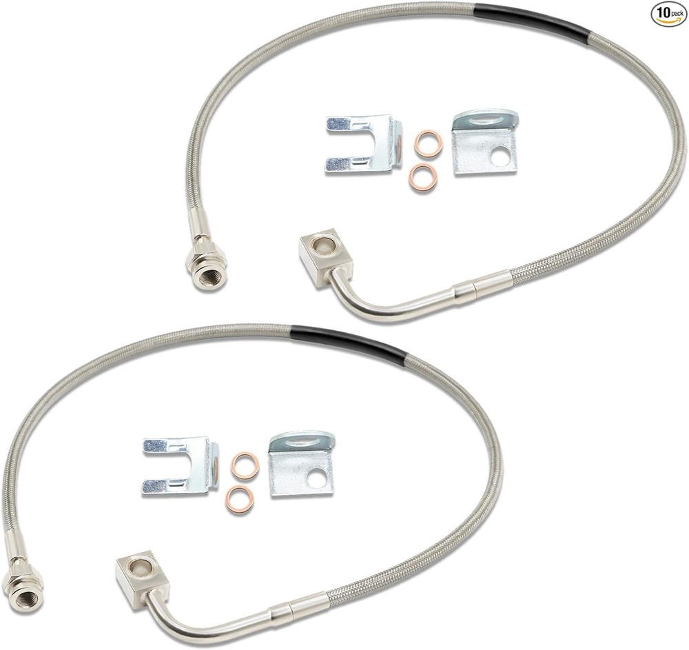 Extended Front Stainless Brake Lines 2-6