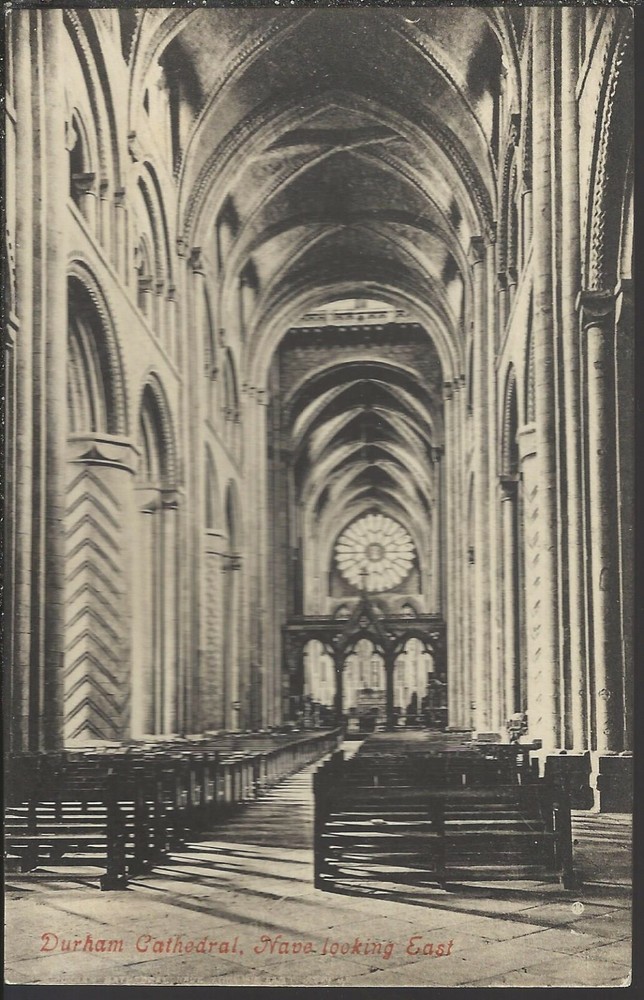 DURHAM CATHEDRAL ~ England ~ Vintage Card Valentines Series