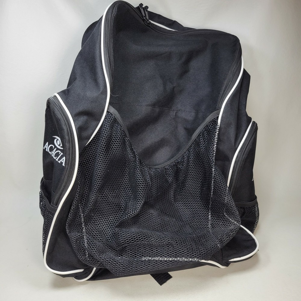 Acacia Broomball Equipment Backpack Shoe Bag Black-image