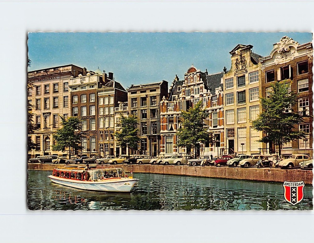 Postcard Herengracht Amsterdam Netherlands