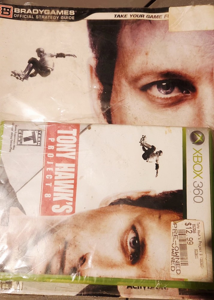 Tony Hawk's Project 8 Xbox 360 Game & Bradygames Official Strategy Guide Bundle