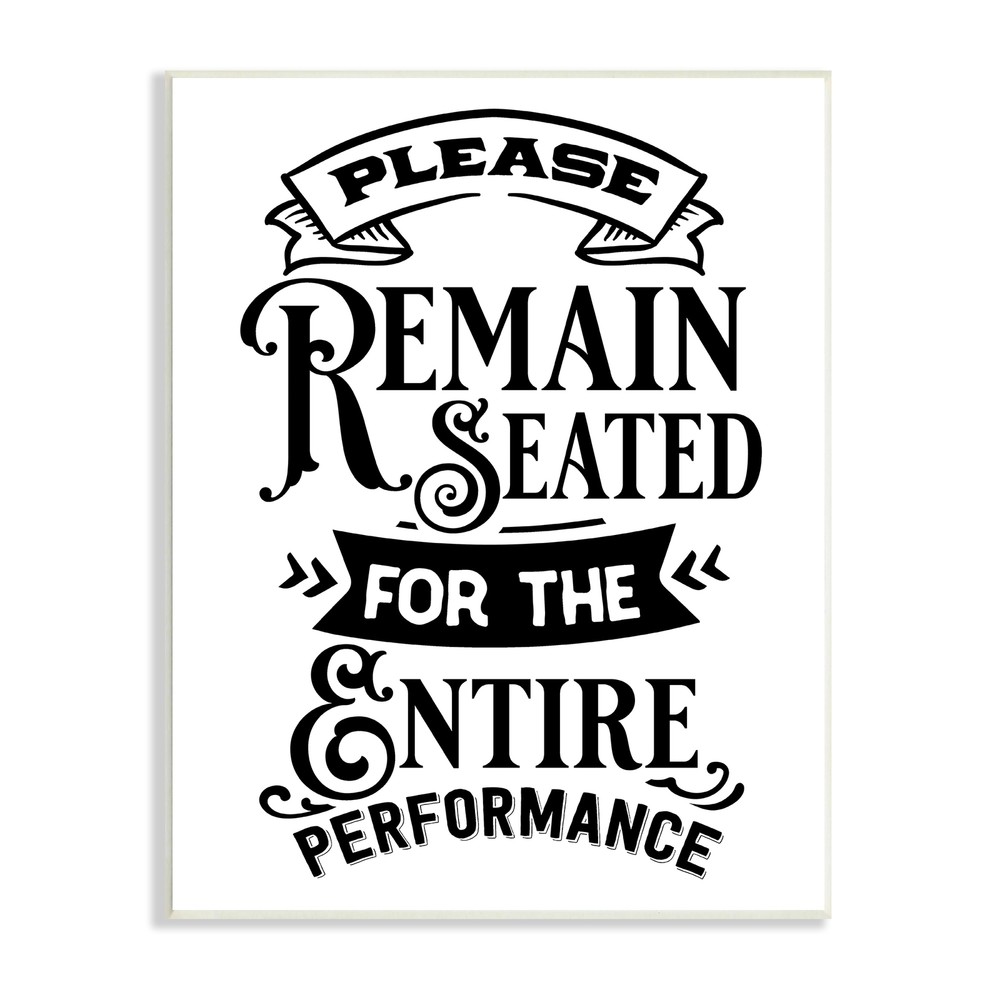 Stupell Please Remain Seated Humorous Vintage Bathroom