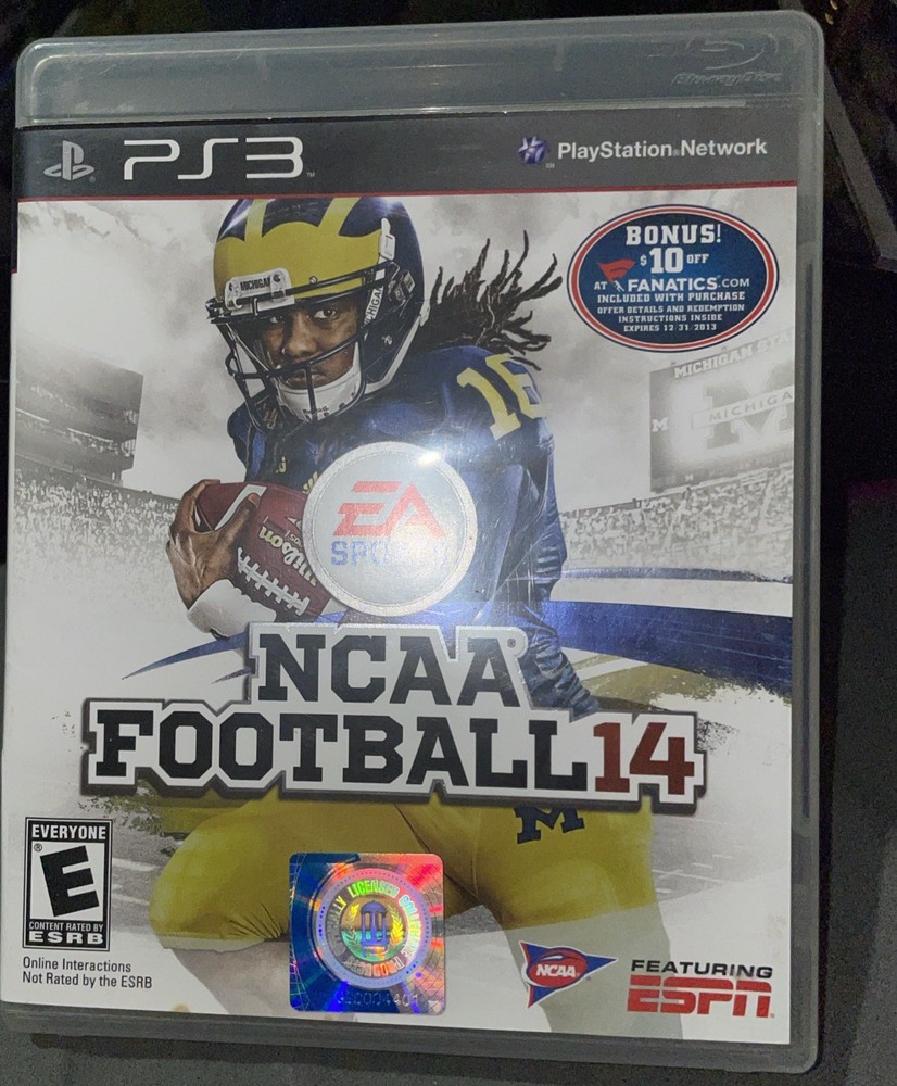 NCAA Football 14 - Sony PlayStation 3 PS3 Tested and Working