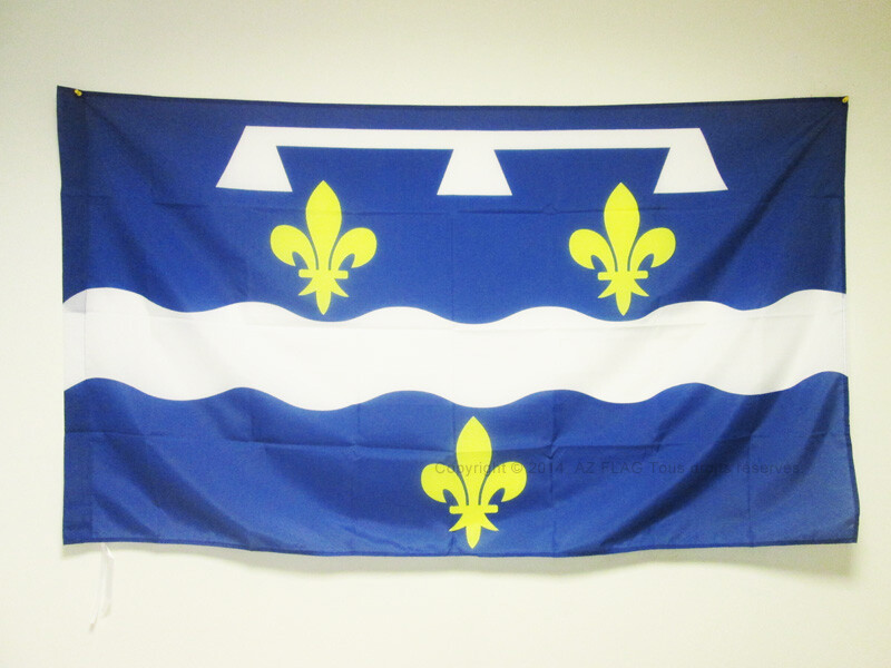 Loiret France Flag 3x5 Feet 90x150 cm with Pole Sleeve