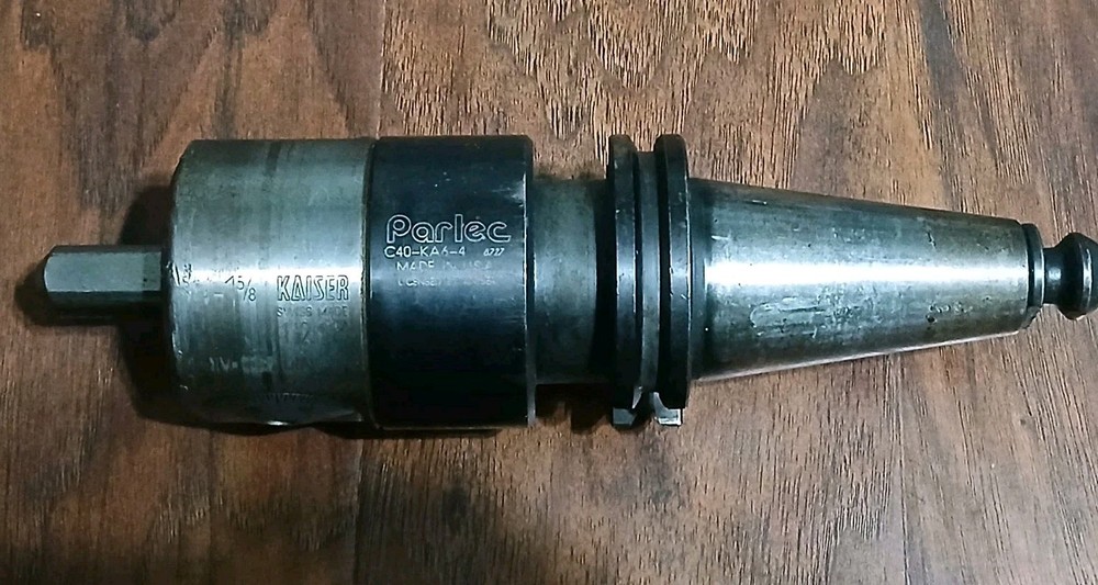 Parlec Cat 40- KA6-4 Tool Holder With Kaiser 112.113 Swiss Made Boring Head