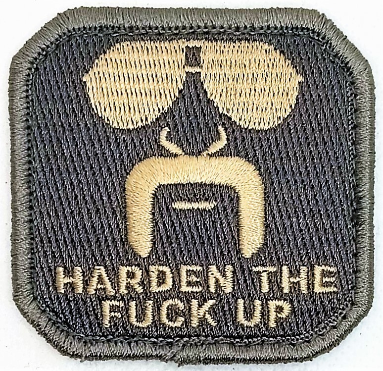 Harden The Up Square Acu Light Tactical Embroidered Military Patch