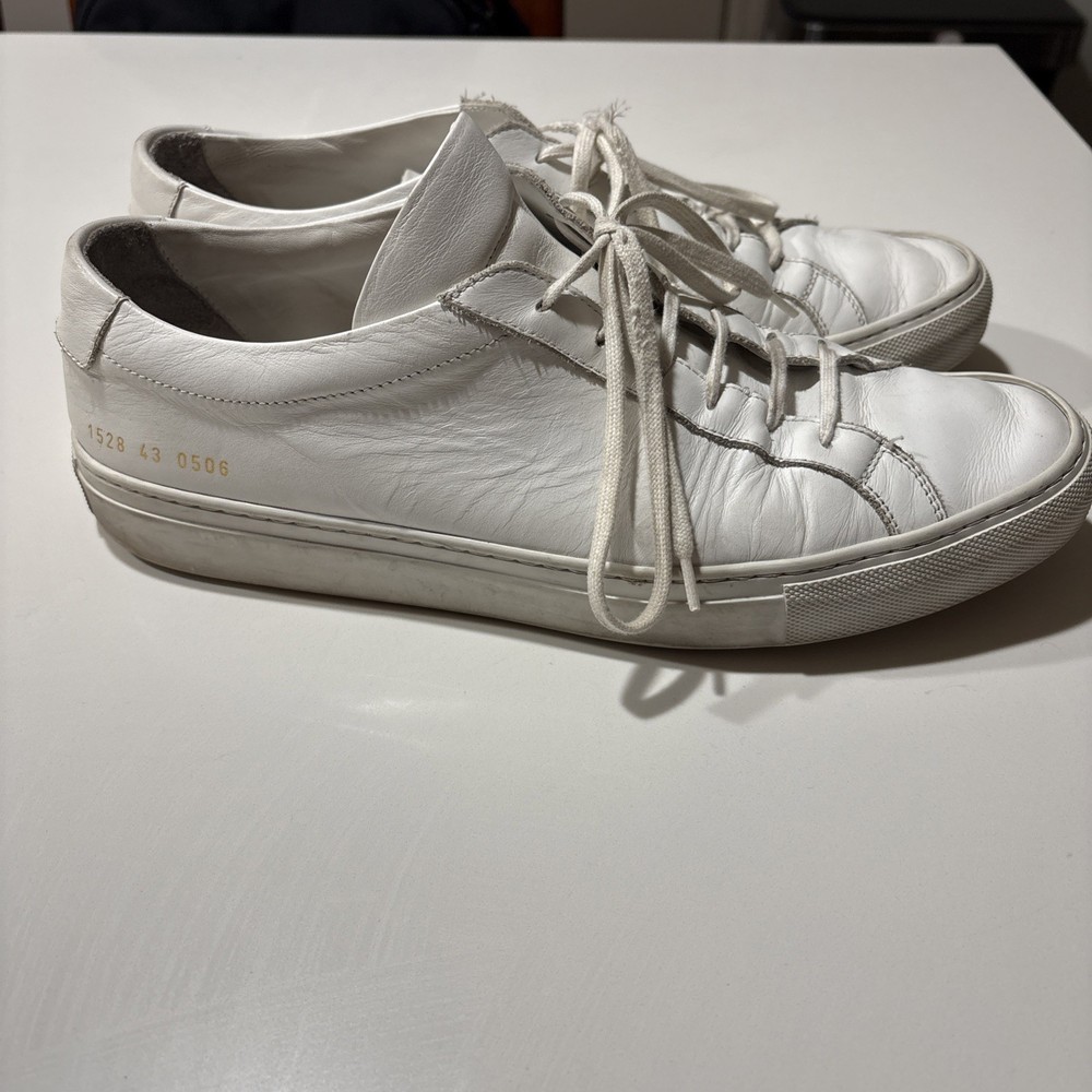 Common Projects Achilles Low Men US 10 EU 43 White Sneakers-image
