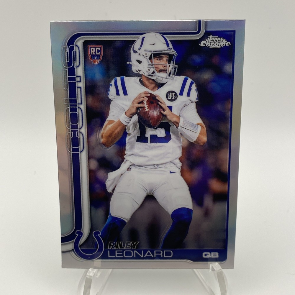 2025 Topps Chrome - Rookies Riley Leonard #318 Refractor (RC)