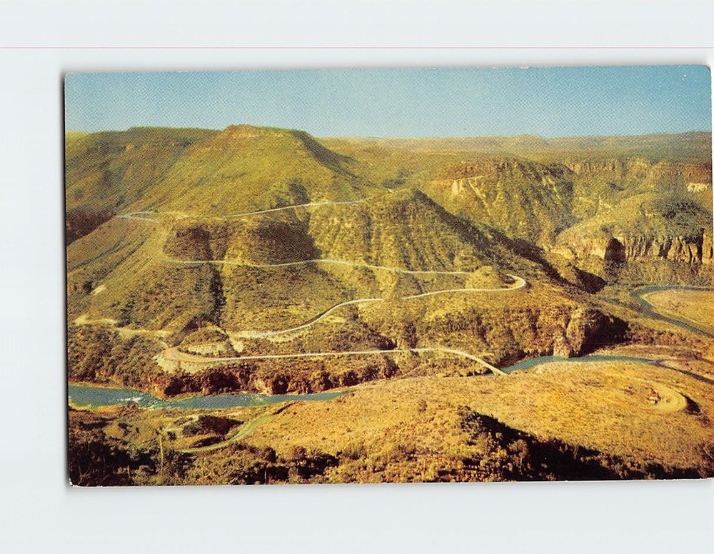 Postcard Switchbacks Through Salt River Canyon Arizona USA