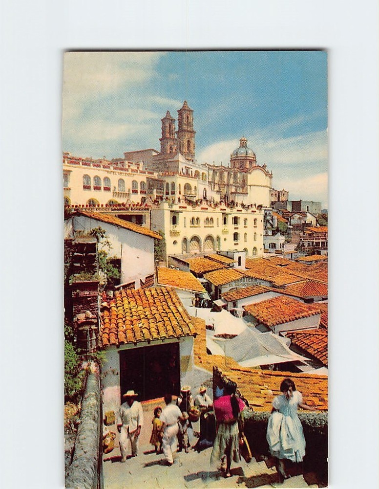 Postcard Vista Panoramica Taxco Mexico