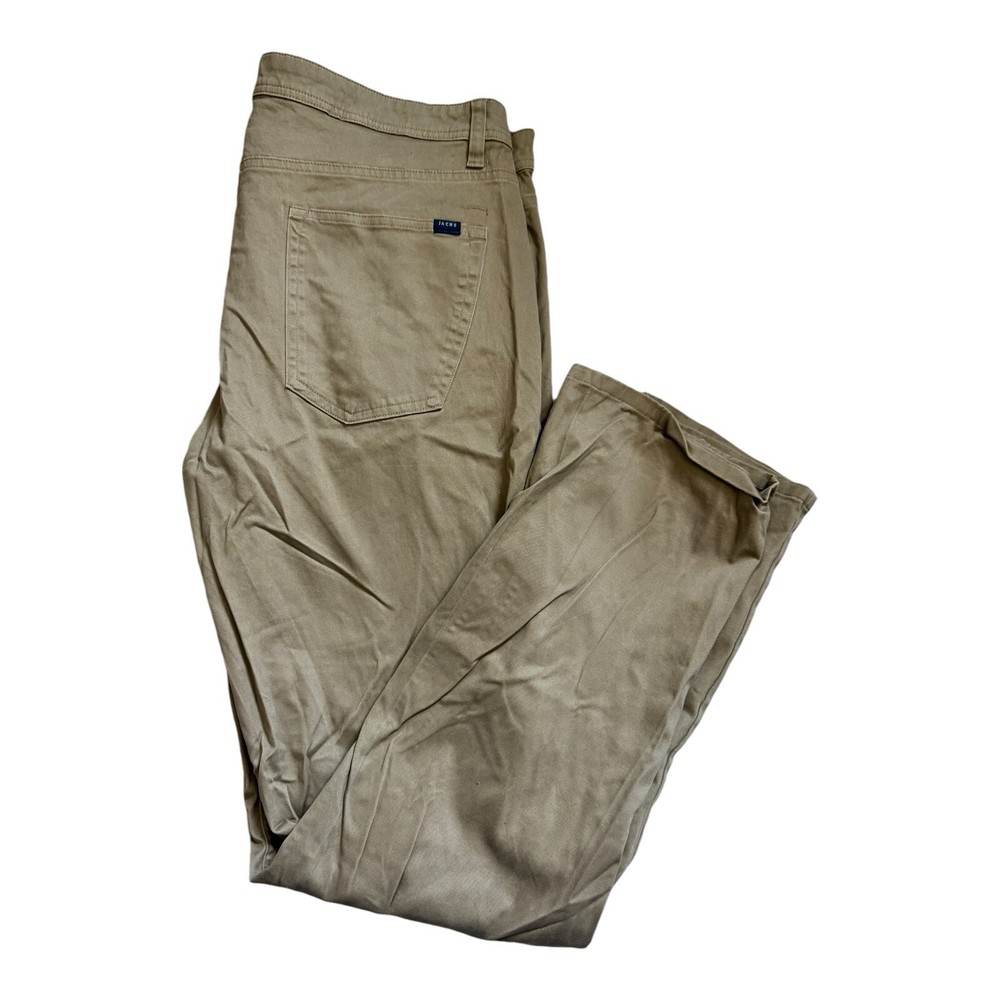 JACHS New York Mens Slim Fit Stretch Khaki Pants 36x32 NWT