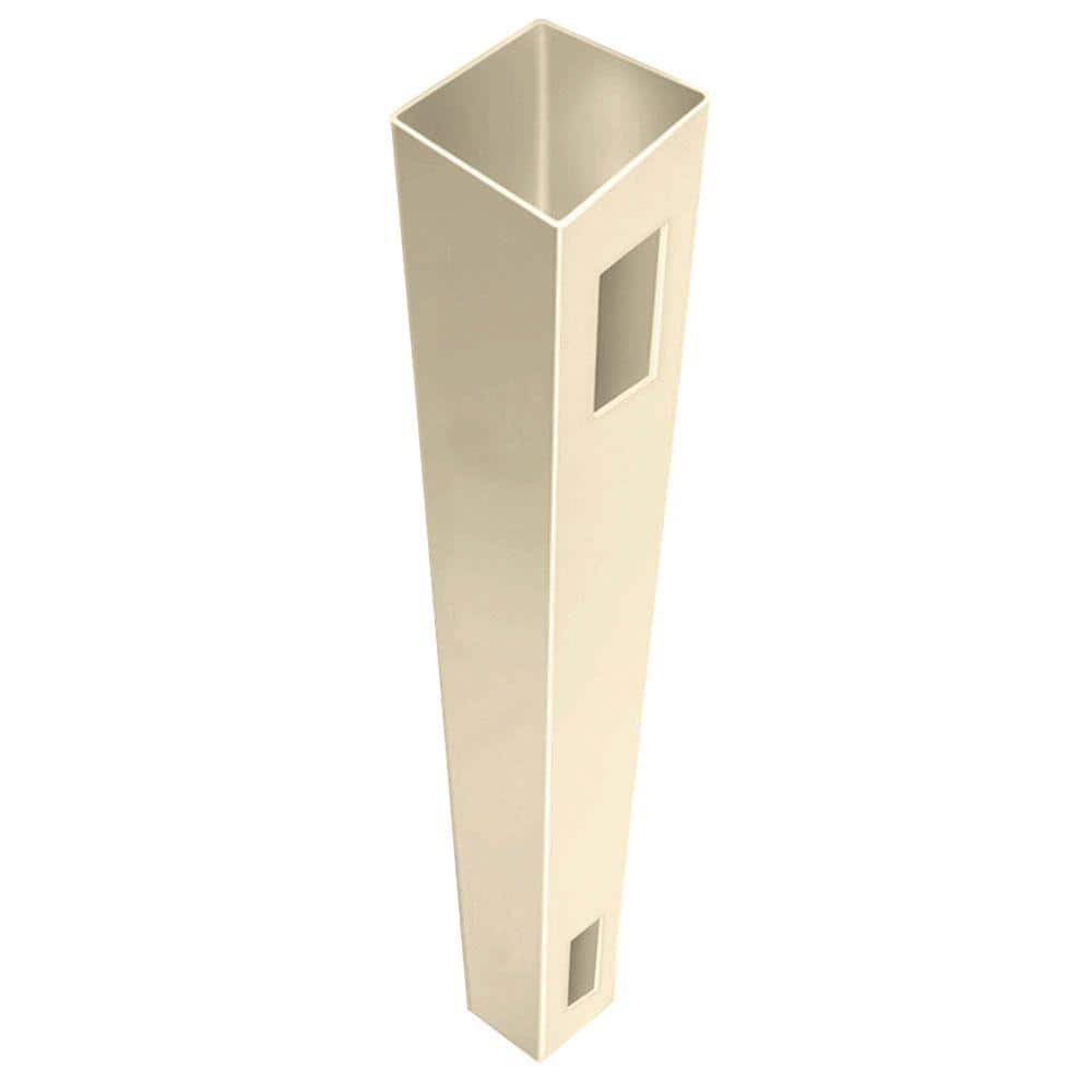 5x5 Sand Vinyl Fence End Post 8.5 Feet Long