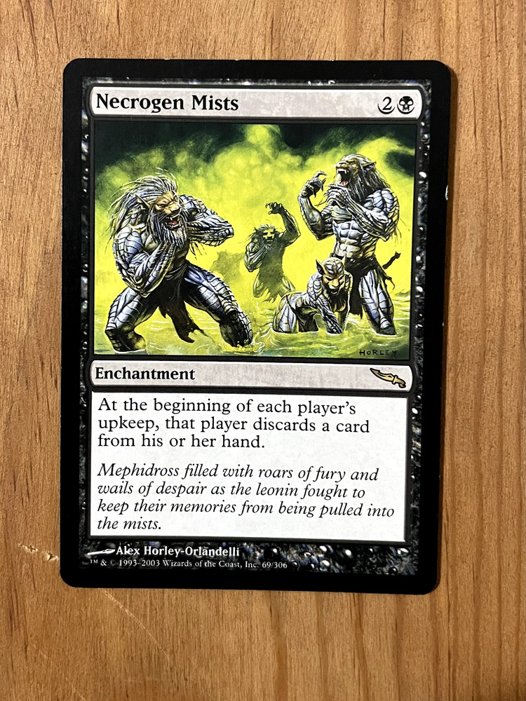 Necrogen Mists Mirrodin Regular