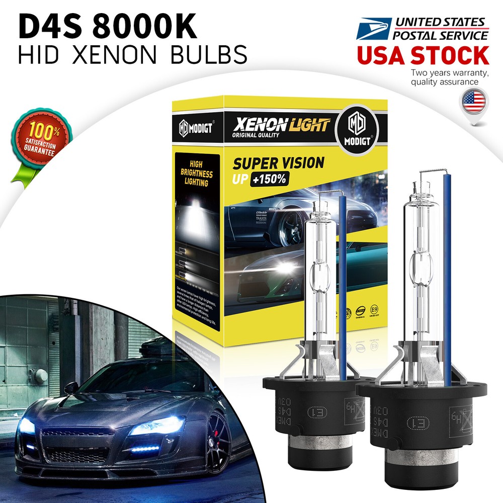 Headlight D4S 8000K HID For Mazda 3 2015-2016 Ice Blue High or Low Beam US