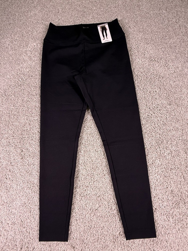 NWT Matty M Women's Stretch High Rise Durable Legging (Large, Black)
